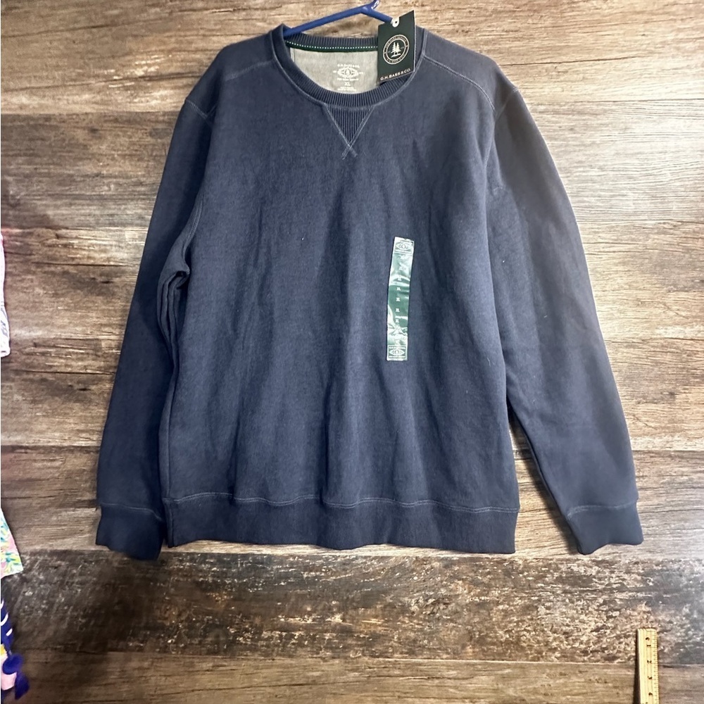 G.H. Bass & Co. Navy Blue Sweatshirt